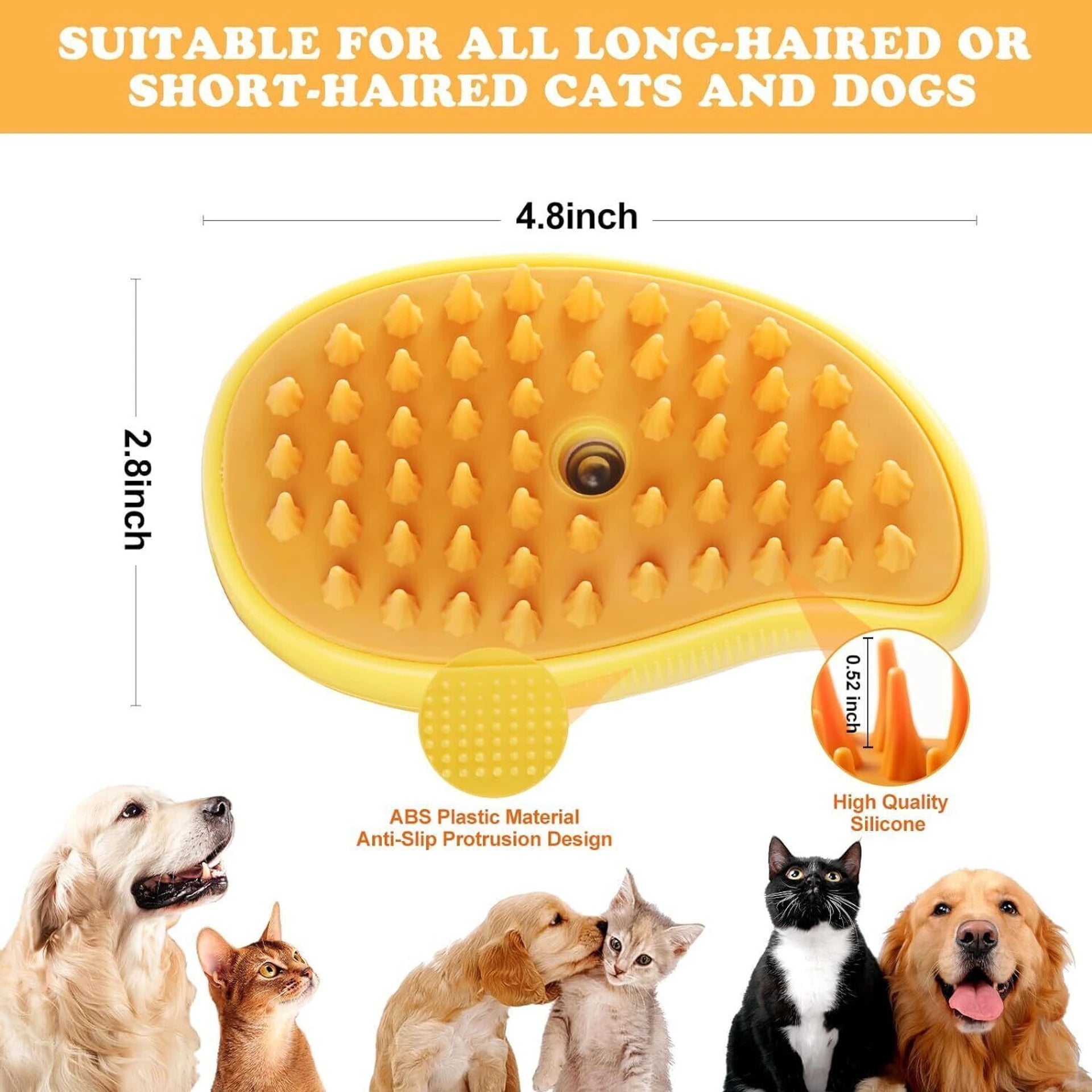 Pet Massage Spray Brush - Wuflly