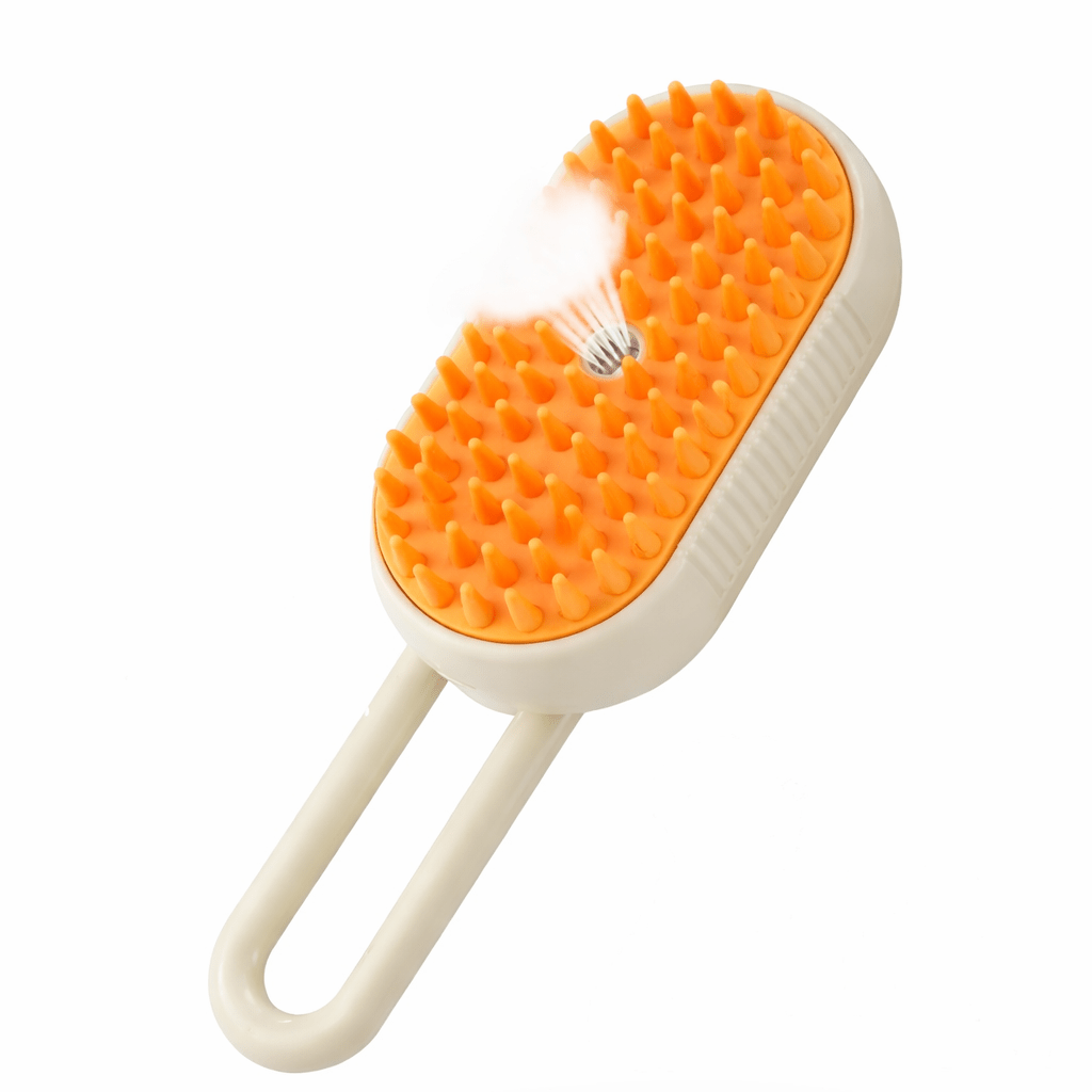 4 - in - 1 Cat & Dog Grooming Mist Steam Brush - Wuflly