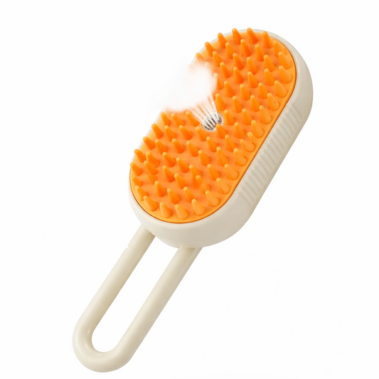 4 - in - 1 Cat & Dog Grooming Mist Steam Brush - Wuflly
