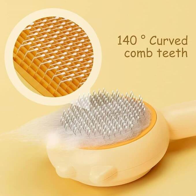 Cat hair brush, brush for hair, cat comb, hair brush, cat brush for grooming hair, short or long haired cats - Wuflly